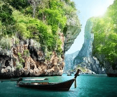 Illustrated travel destinations